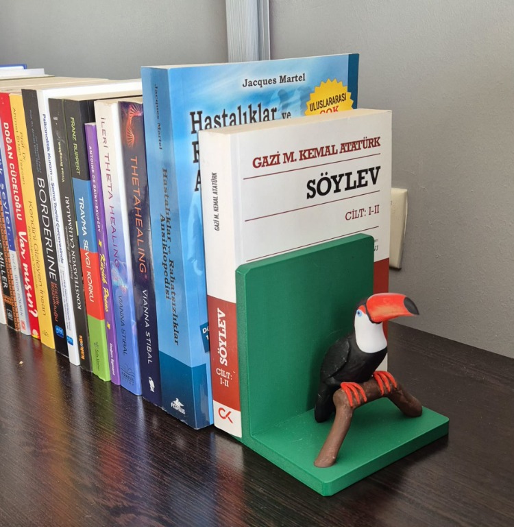 Tukan Kuşu Kitap Tutucu