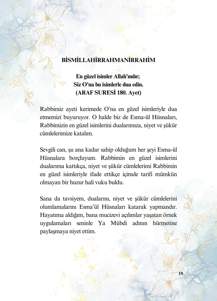 NİYET VE ŞÜKÜR ÇALIŞMA KİTABI (Ücretsiz Kargo)