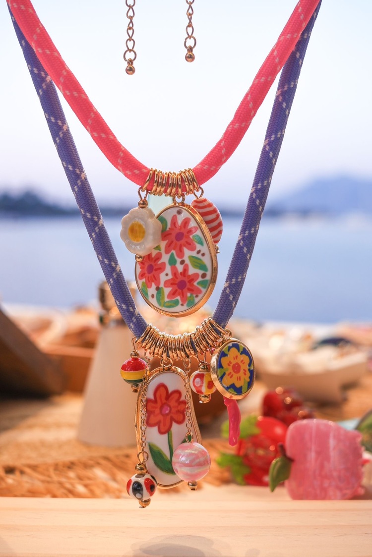 2'li Charm Kolye Seti