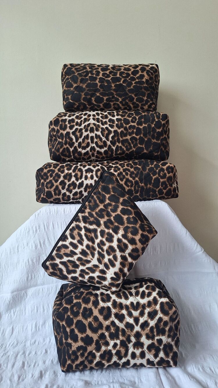Leopar Çok Amaçlı Çanta 5 Boy
