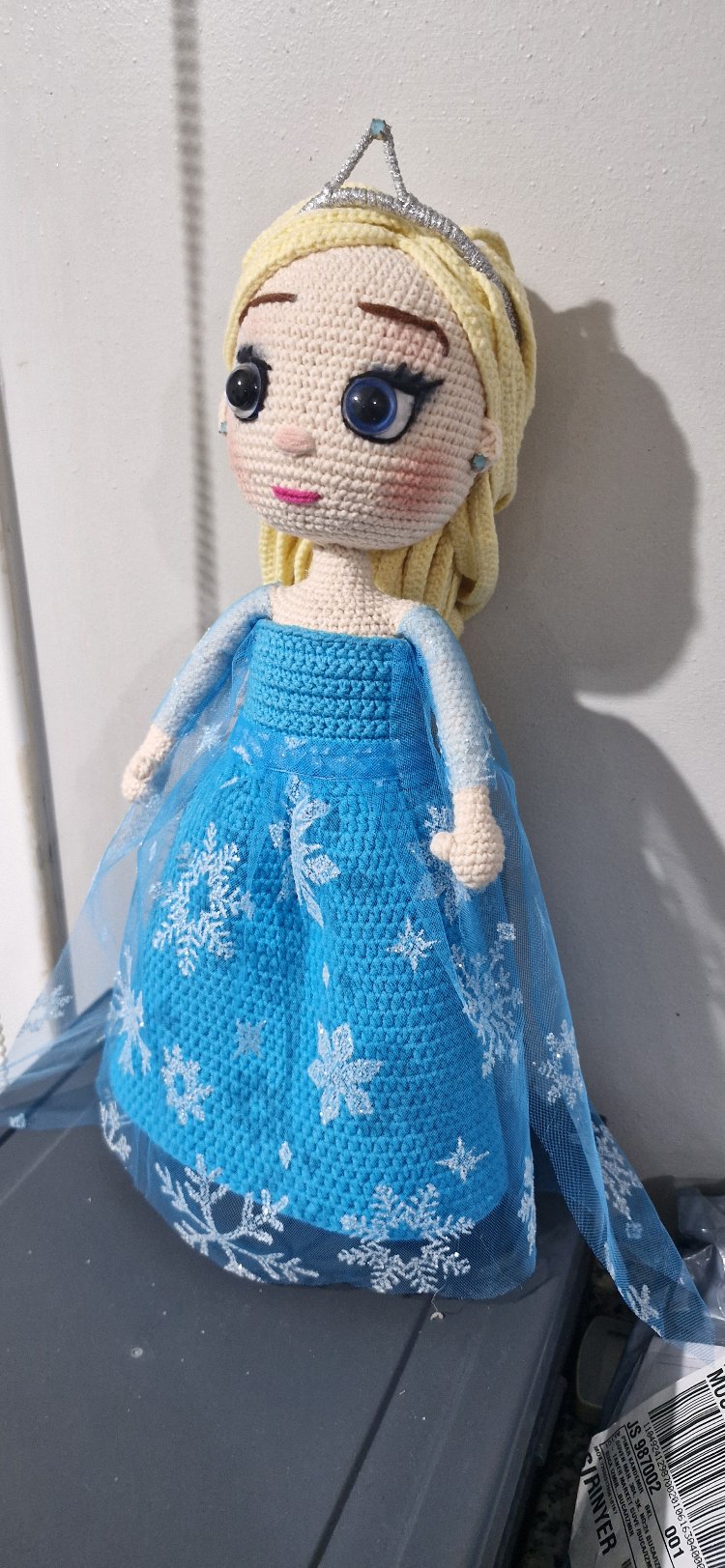 örgü karlar kraliçesi elsa