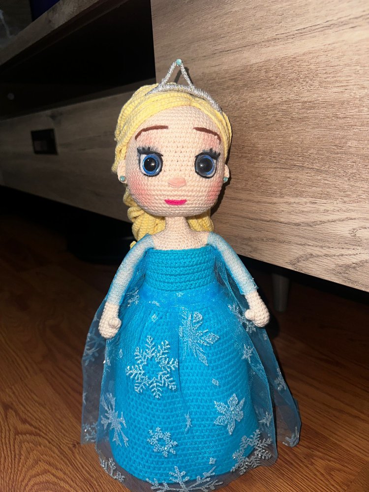 örgü karlar kraliçesi elsa