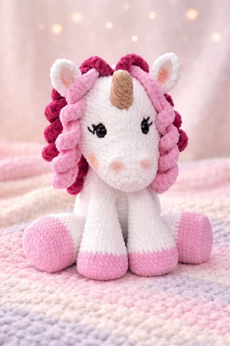 örgü unicorn