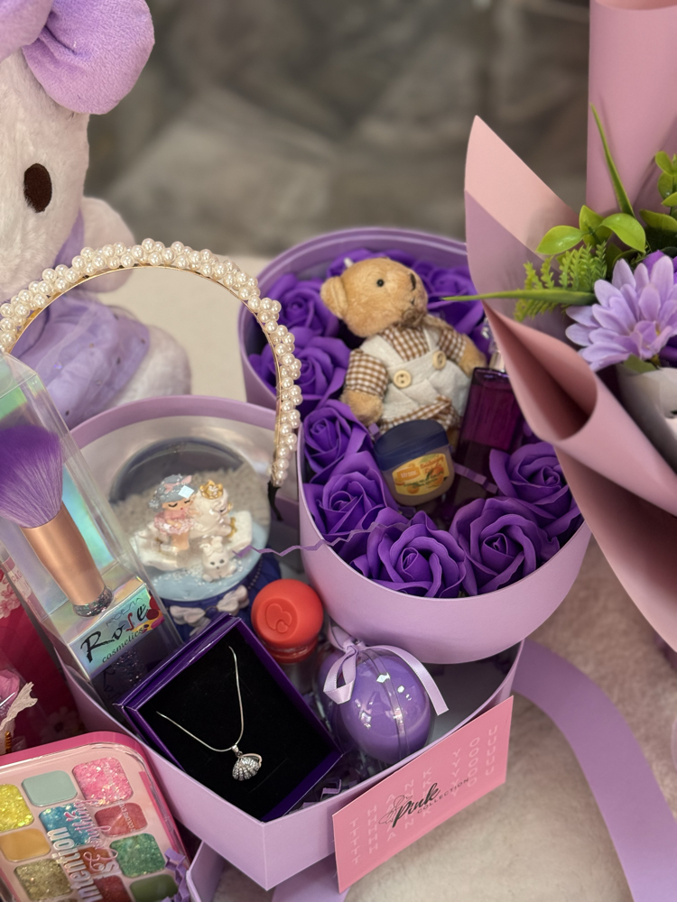 Sürpriz aşk flowers lila