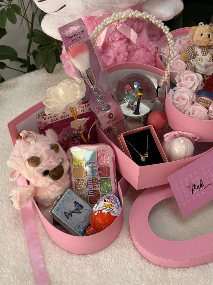 Sürpriz aşk flowers pembe