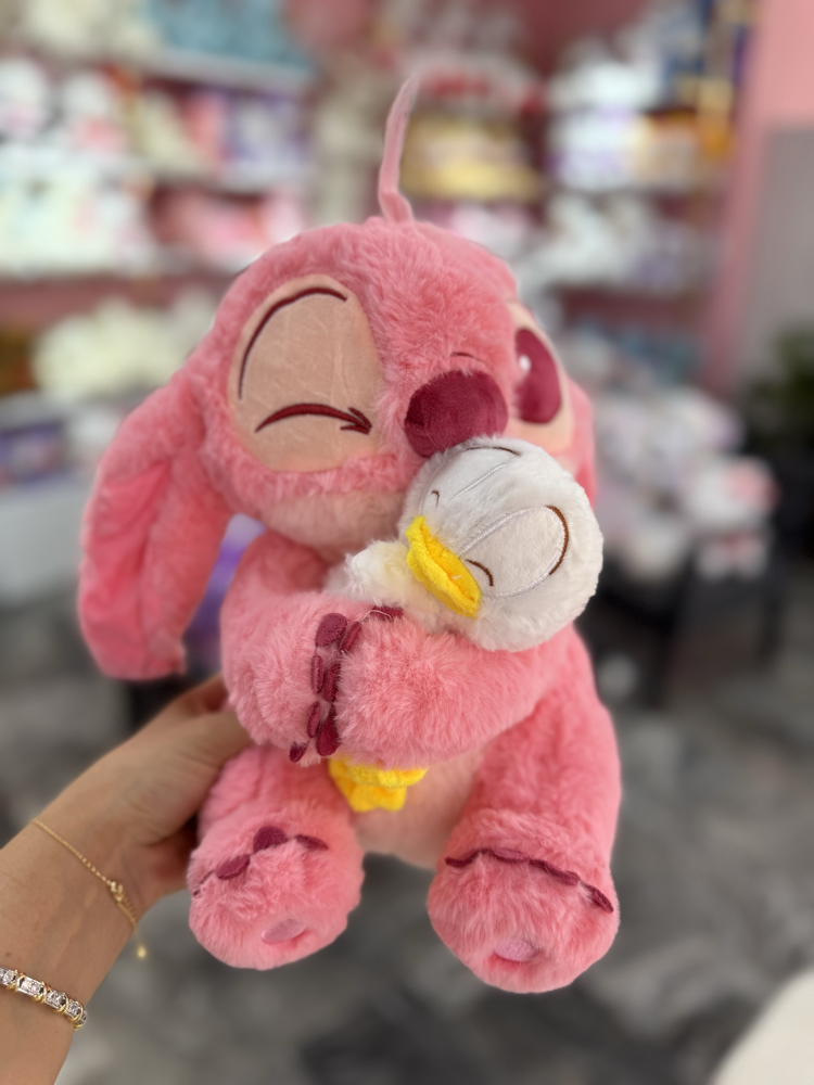 Ördekli pembe stitch