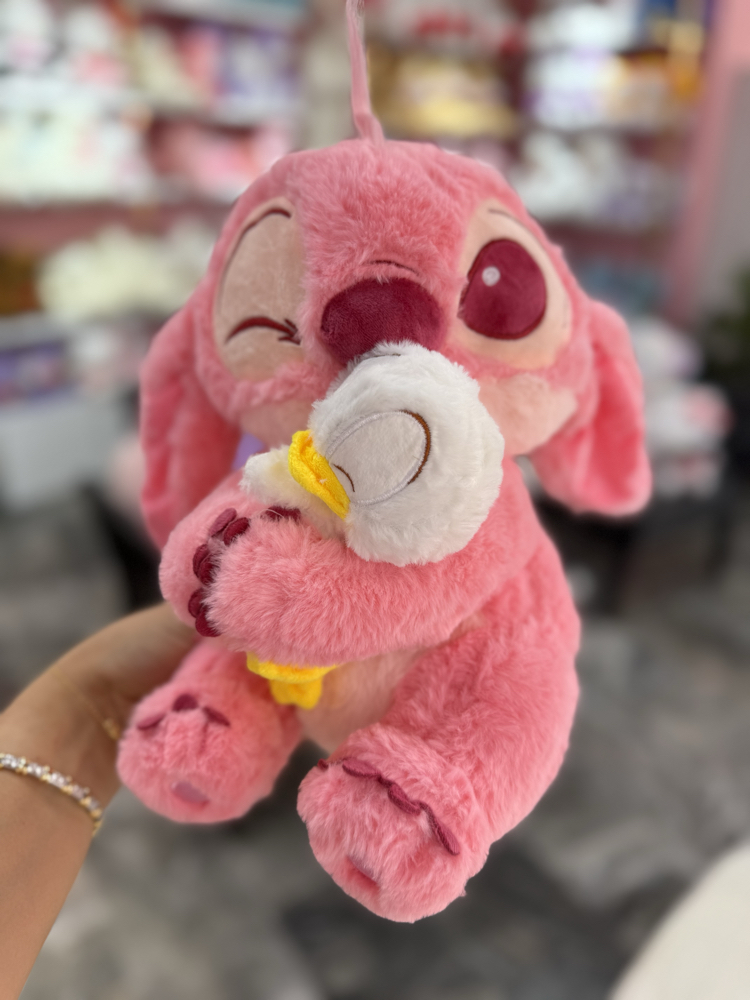 Ördekli pembe stitch