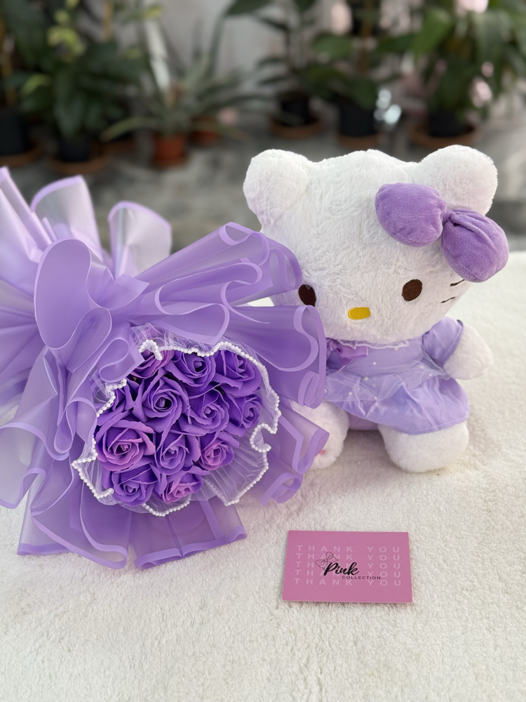 Mor Hellokitty ikili set