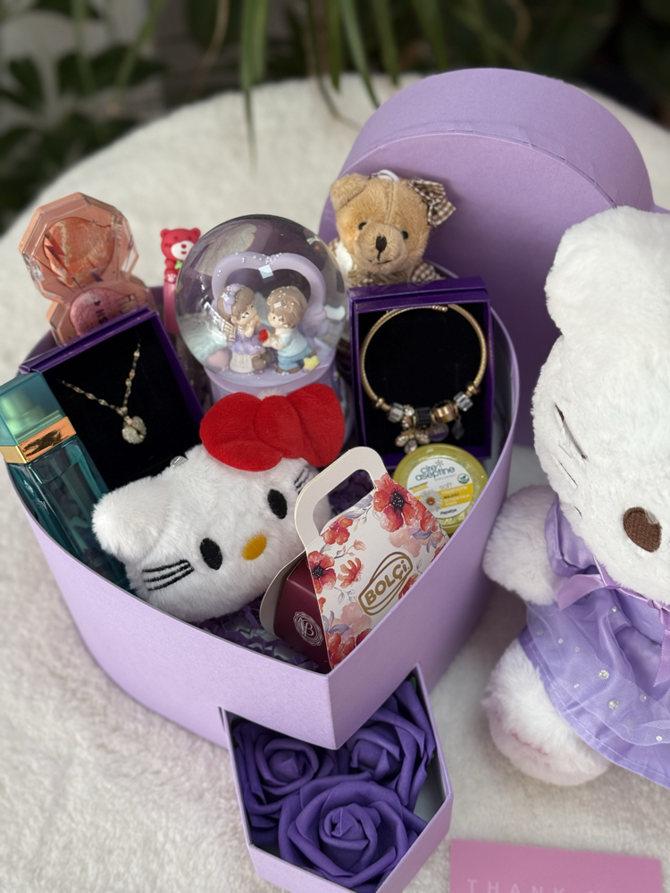 Lila love kutu set