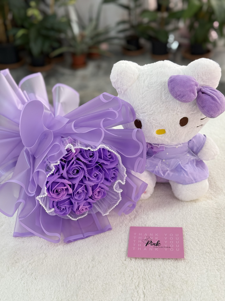 Mor Hellokitty ikili set