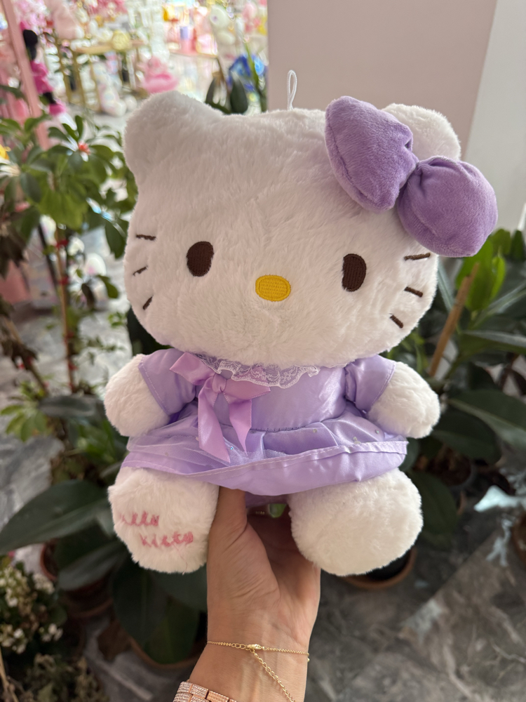 Lila Hellokitty peluş