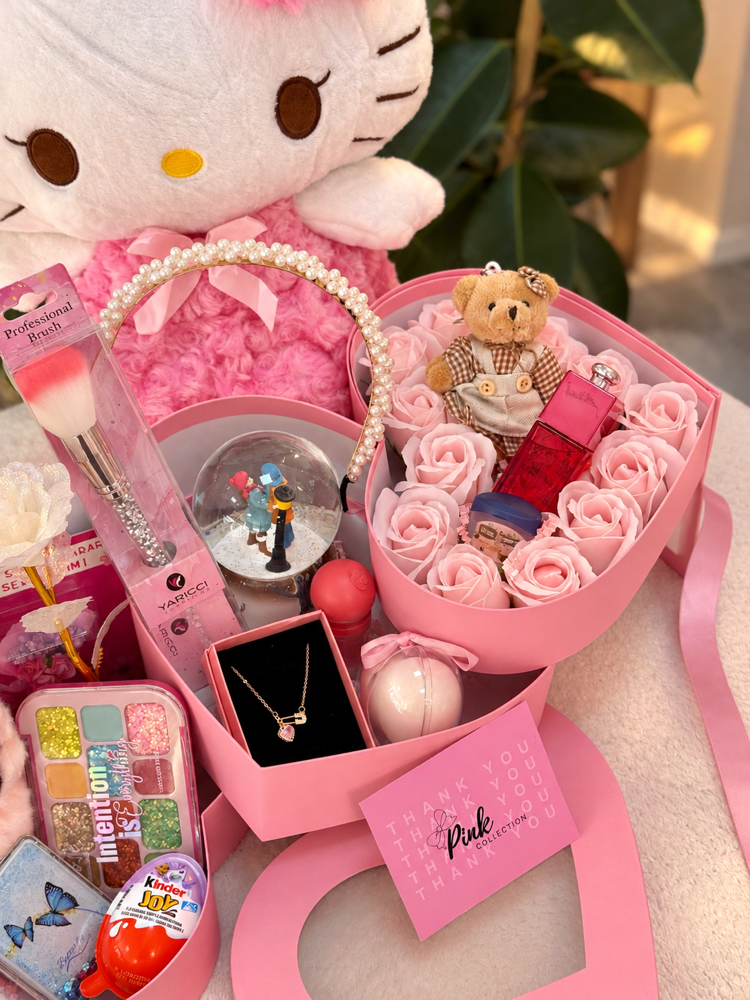 Sürpriz aşk flowers pembe