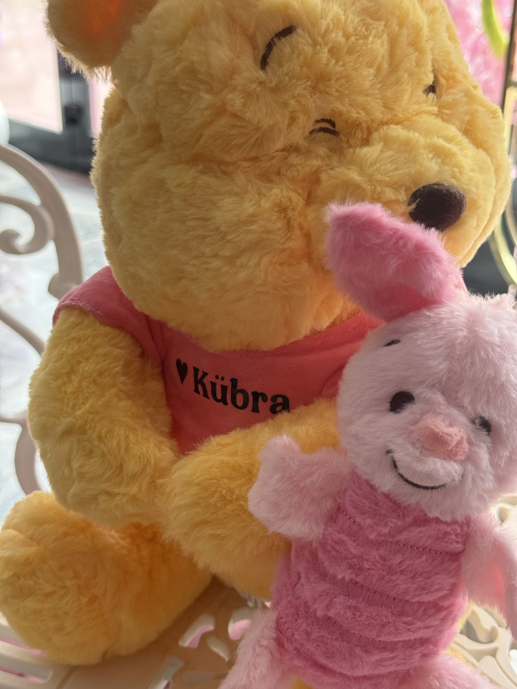 İsimli Winnie the pooh ayıcık ( ismi satıcıya not kısmına yazmanız yeterli )