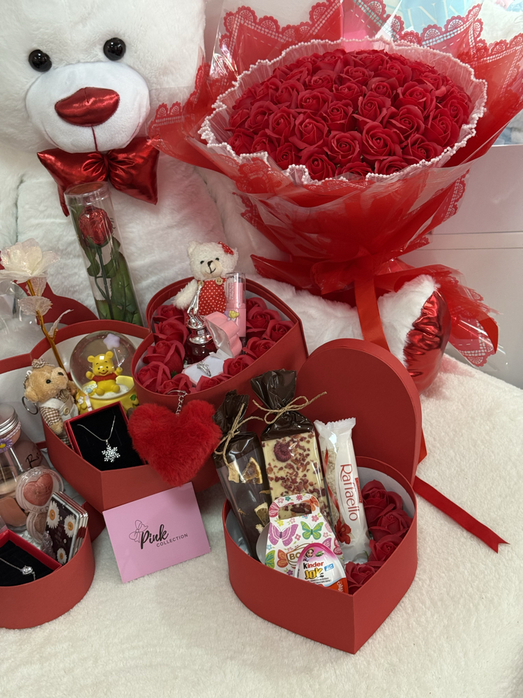 Eşsiz premium kırmızı kutu set