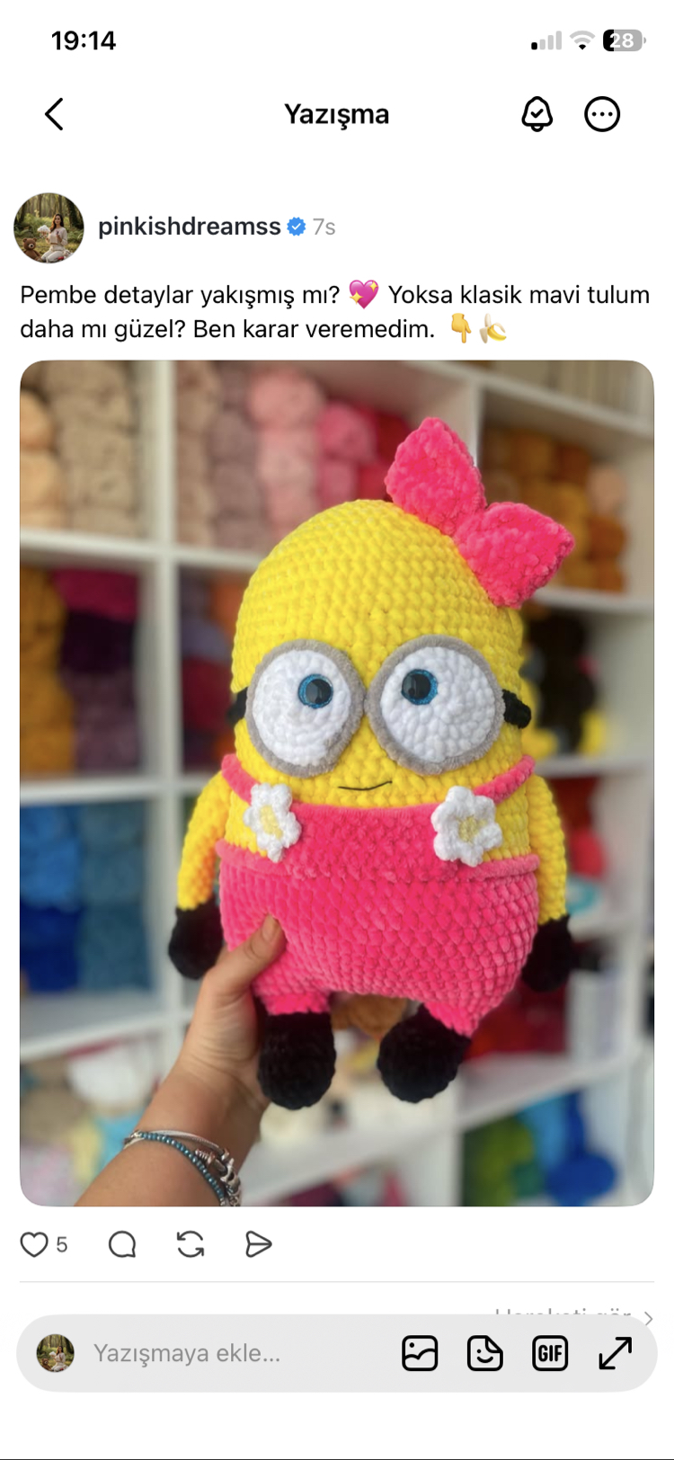 Pembe minion 
