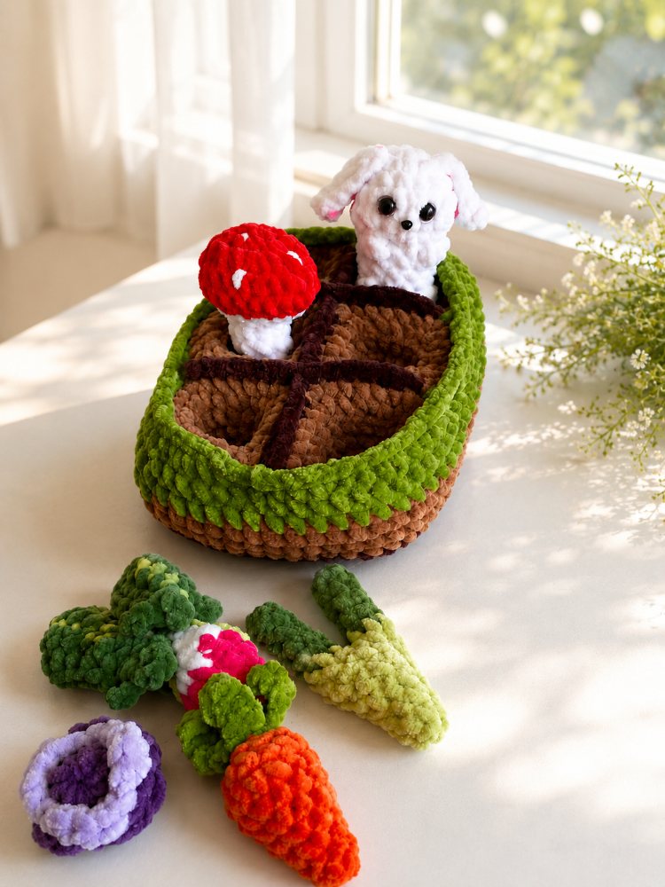  Amigurumi Sebze Bahçesi Seti 