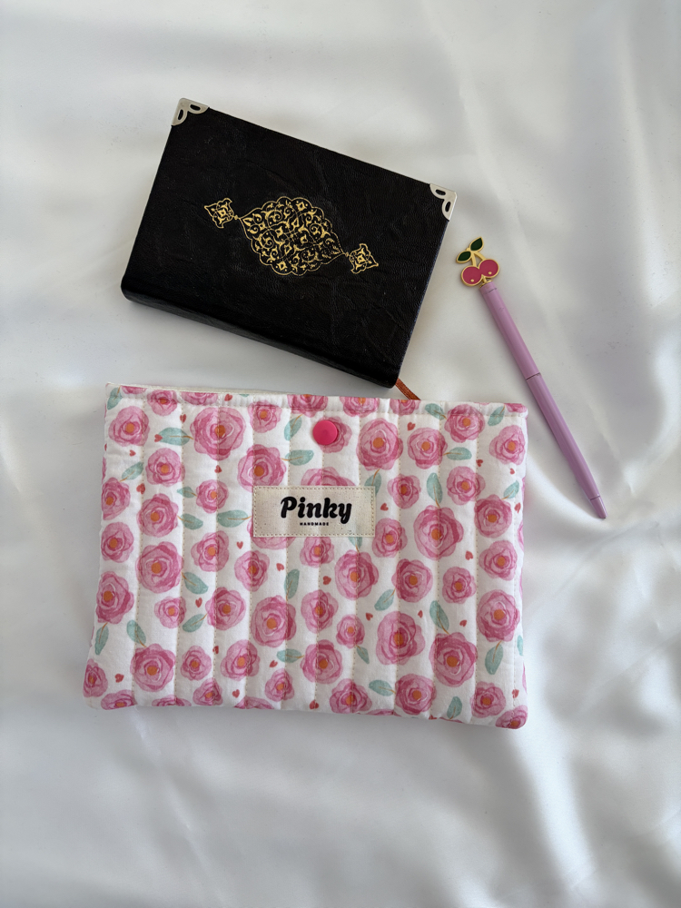 Pink Rose Mini Kur’an-ı Kerim kılıfı