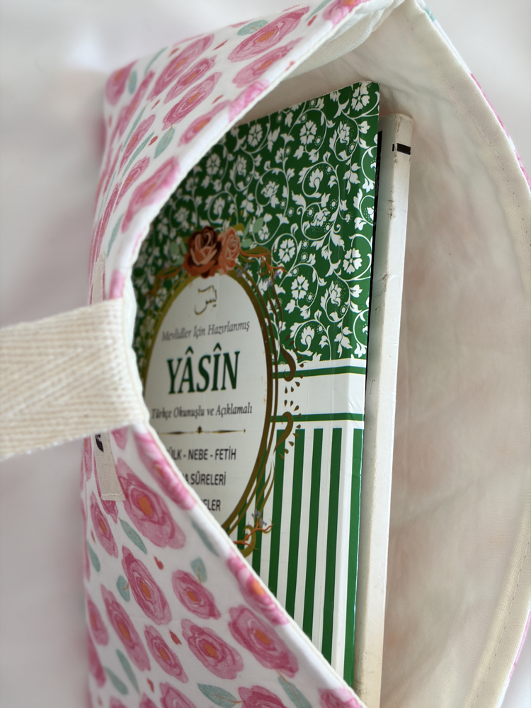 Pink Rose Mini cüz ve Kur’an-ı Kerim kılıfı
