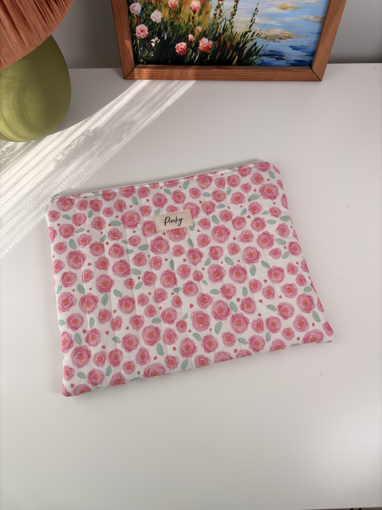 Pink Rose Tablet Kılıfı 