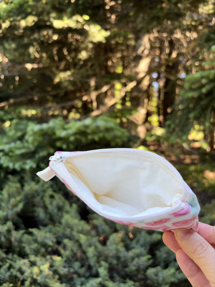 Pink Rose Mini Cüzdan Anahtarlık