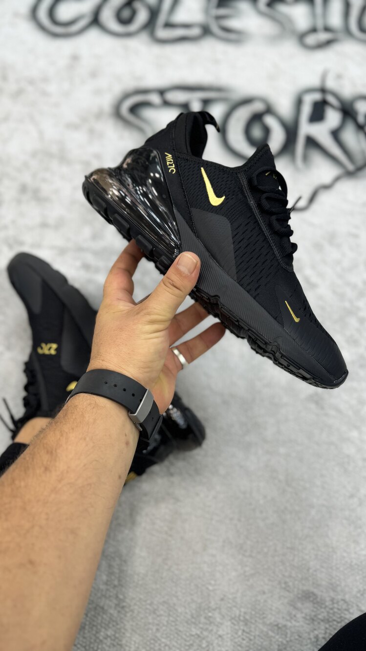 Nike Air 270 siyah gold