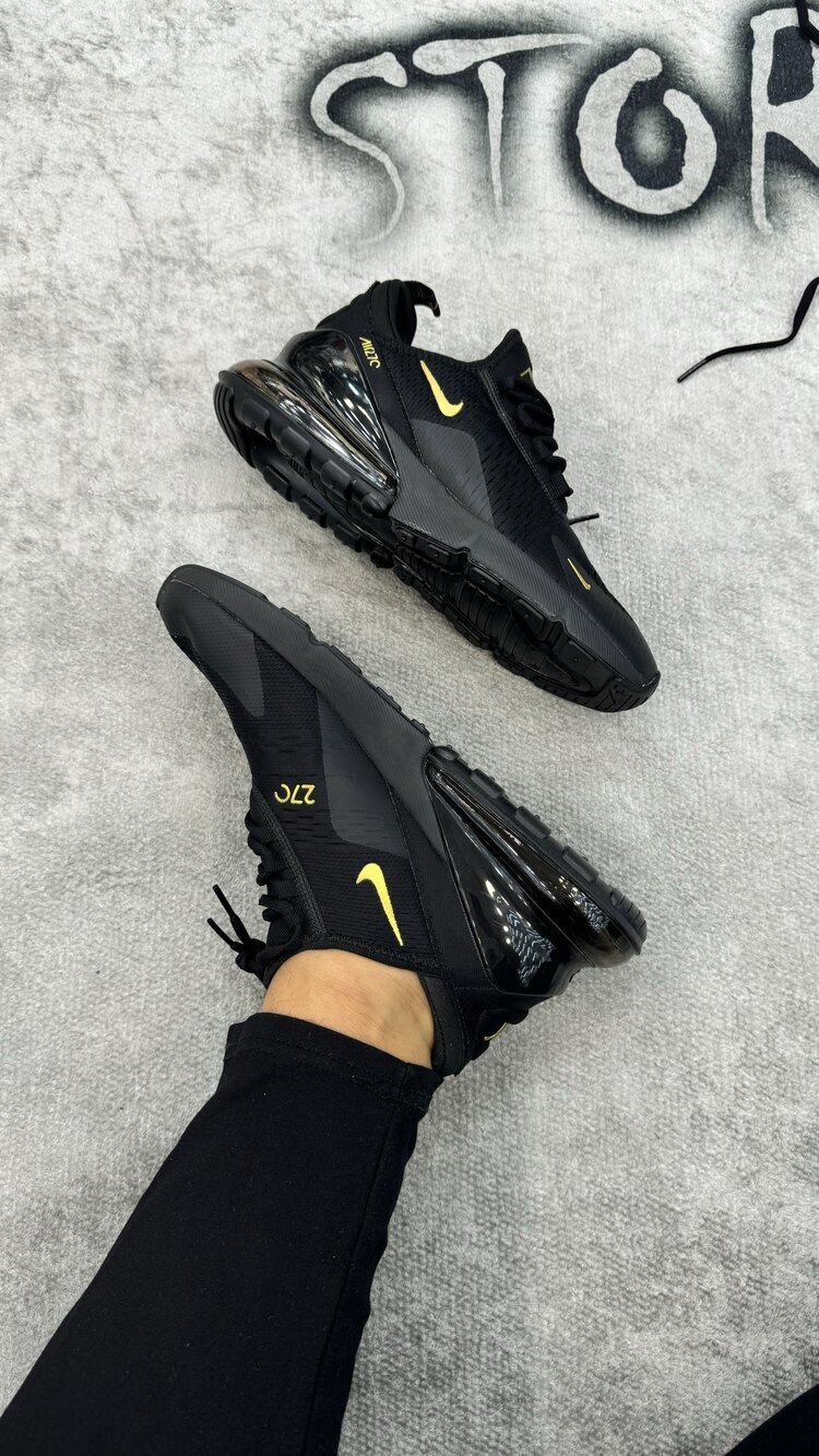 Nike Air 270 siyah gold
