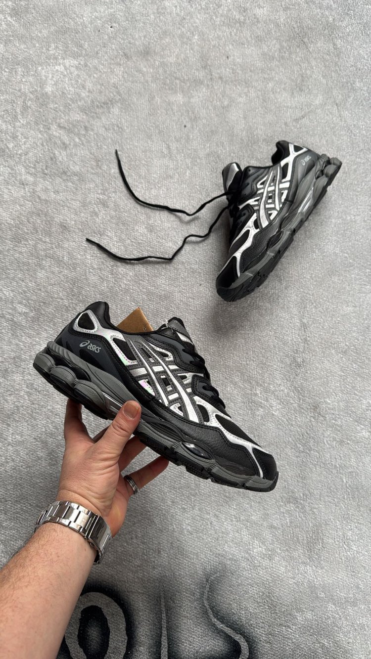 Asics Gel Nyc Siyah Gri Spor Ayakkabi