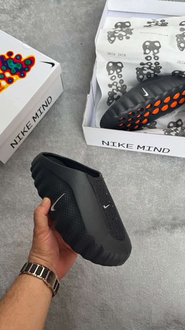 Nike Mind 001 Slide Black Chrome Terlik