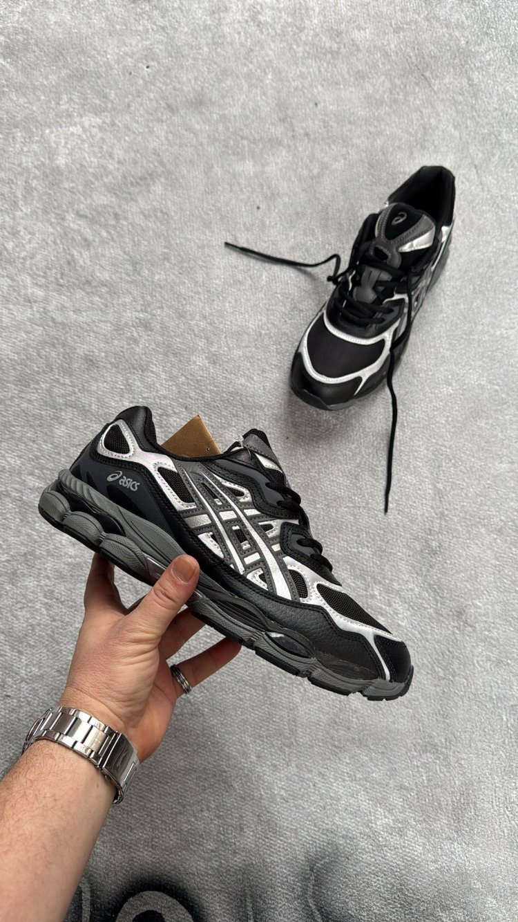 Asics Gel Nyc Siyah Gri Spor Ayakkabi
