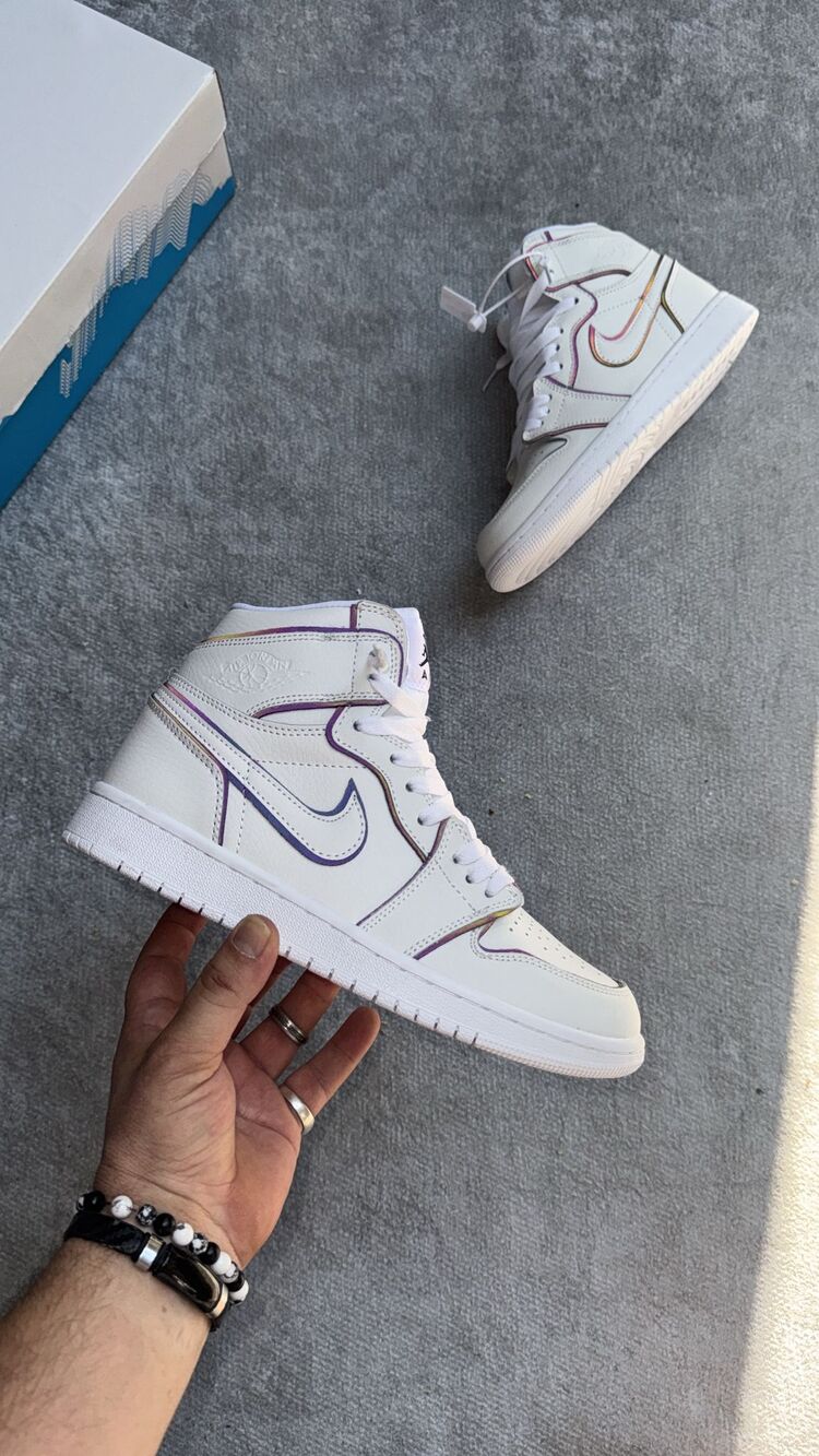 Nike Air Jordan 1 Mid Iridescent Reflective