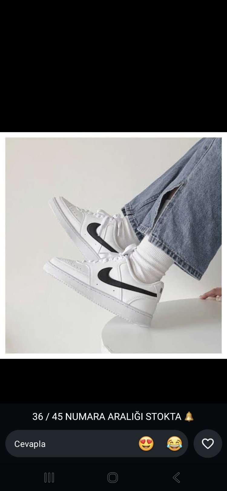 Nike Court Vision White-Black Unisex