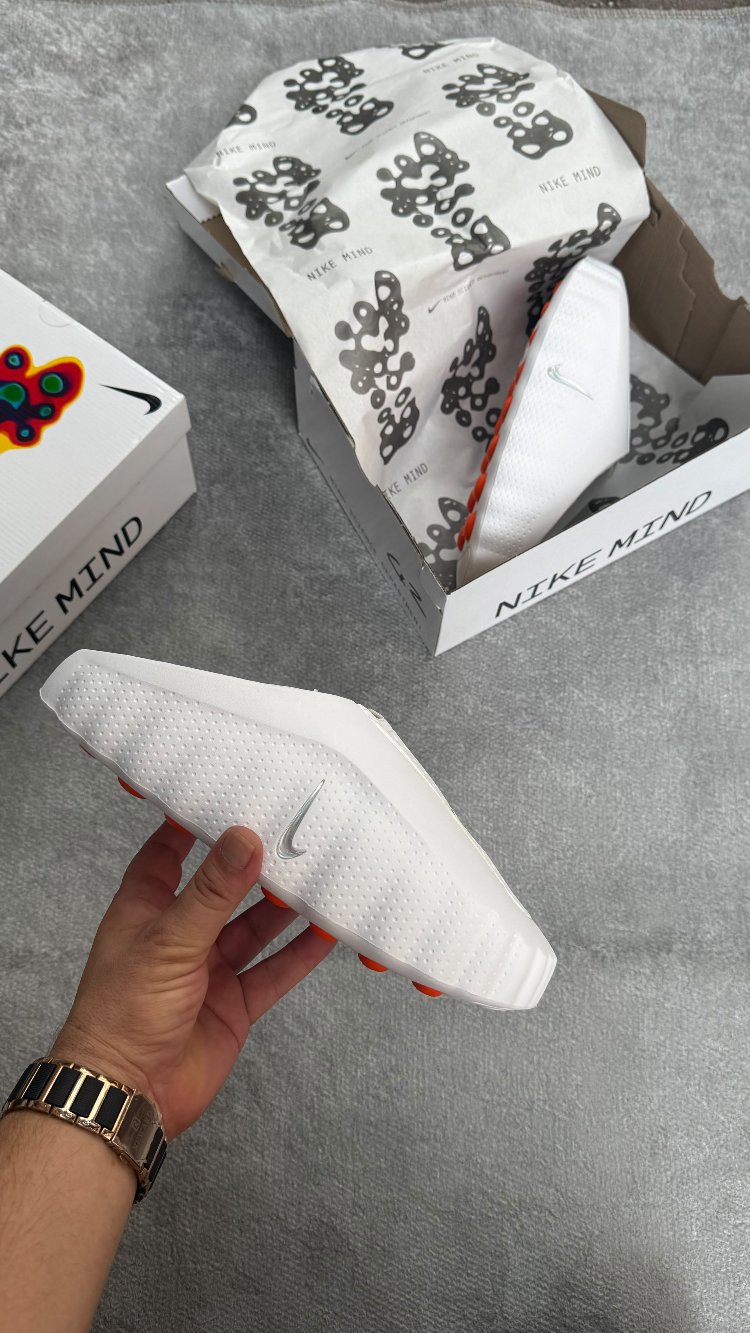 Nike Mind 001 Slide White Chrome Terlik