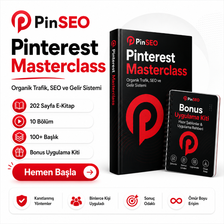 Pinterest Masterclass - Kapsamlı Pinterest Eğitimi