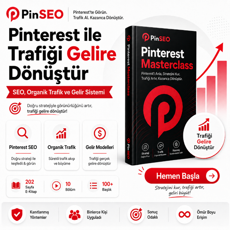Pinterest Masterclass - Kapsamlı Pinterest Eğitimi