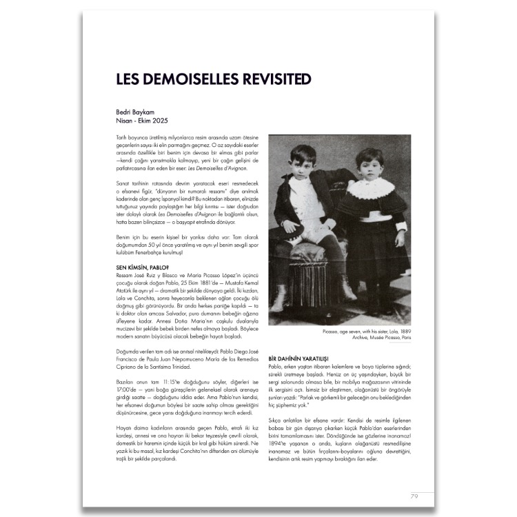 Baykam on Picasso  “Les Demoiselles Revisited” 