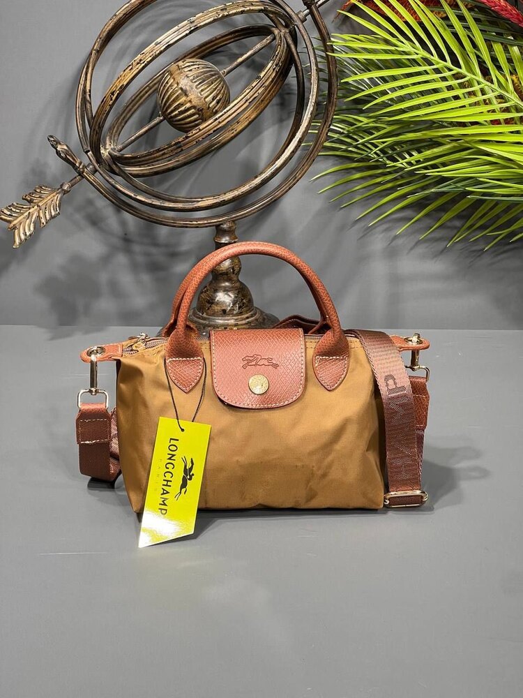 Longchamp mini kanvas askı