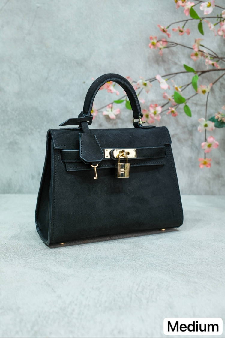 Hermes kelly süet