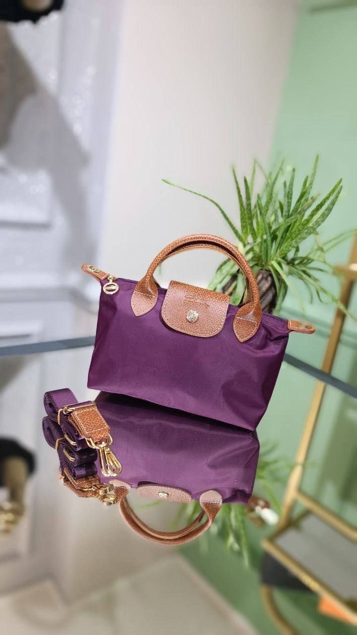 Longchamp mini kanvas askı