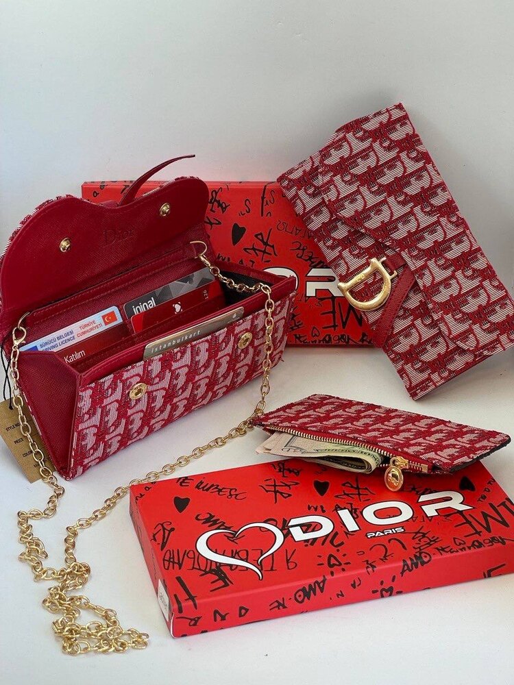 Dior cüzdan zircirli