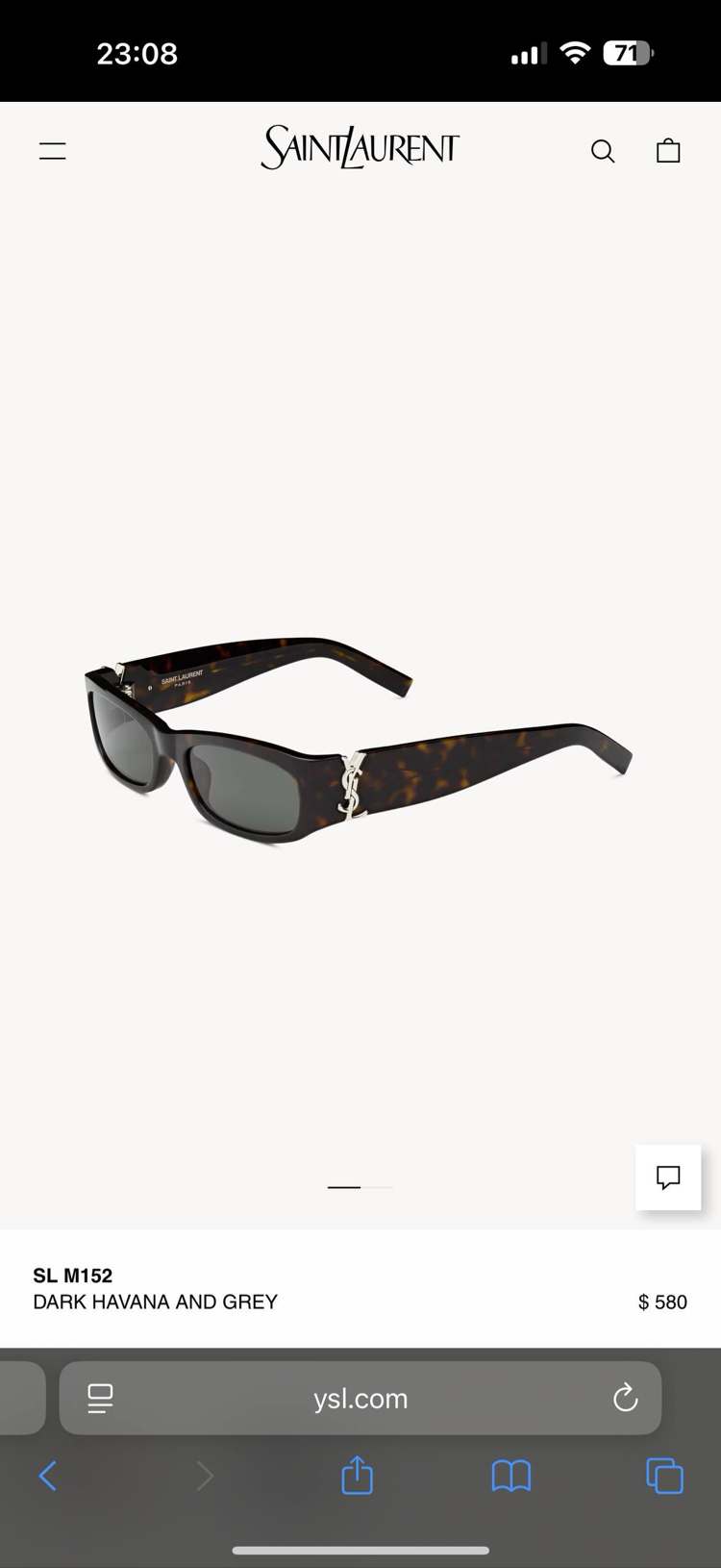 YsL gözlük