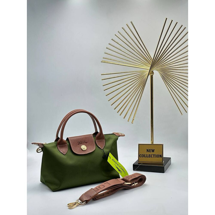 Longchamp kanvas askılı