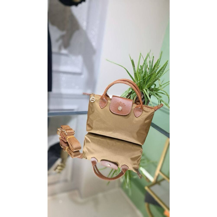Longchamp kanvas askılı
