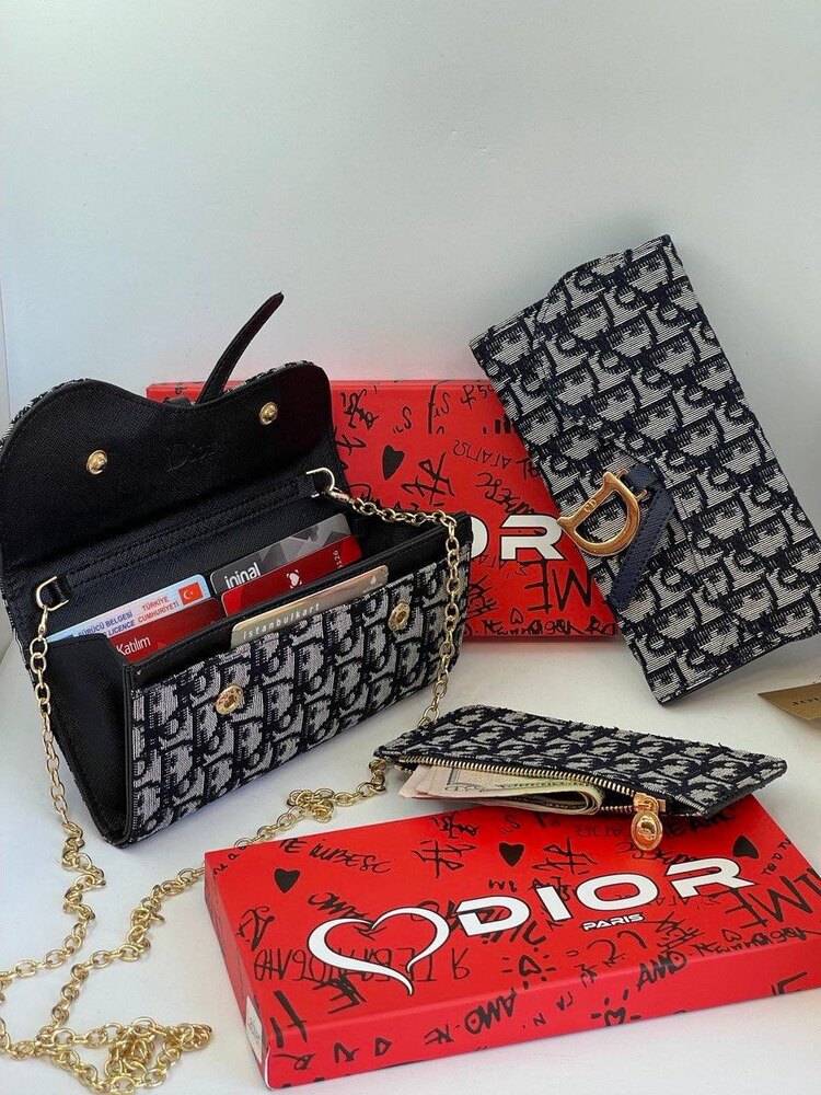 Dior cüzdan zircirli