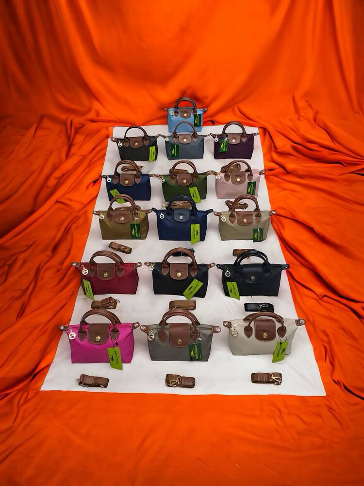 Longchamp kanvas askılı