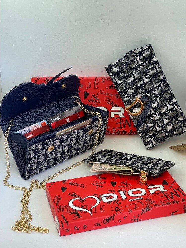 Dior cüzdan zircirli