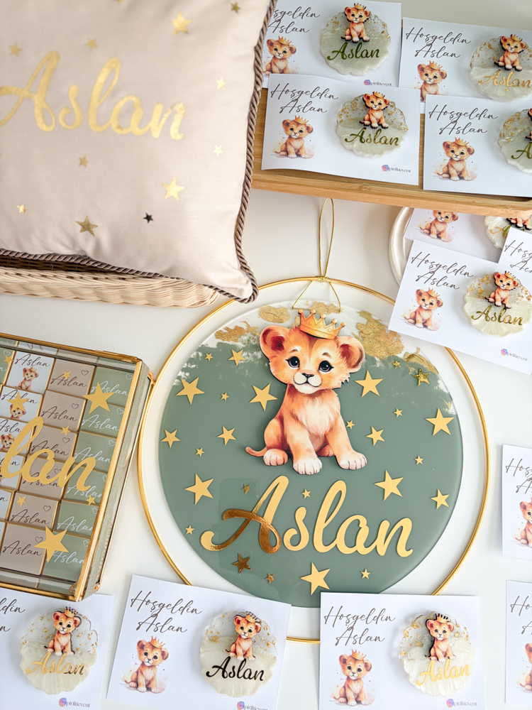 Baby Aslan Kapı Süsü