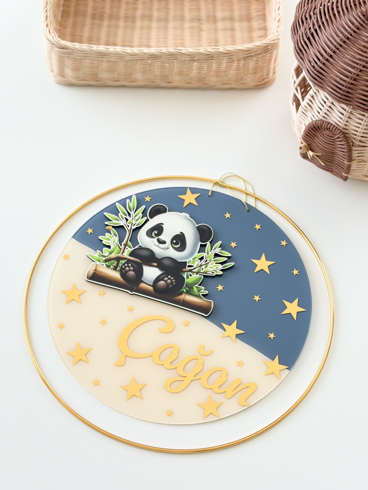 Panda Kapı Süsü