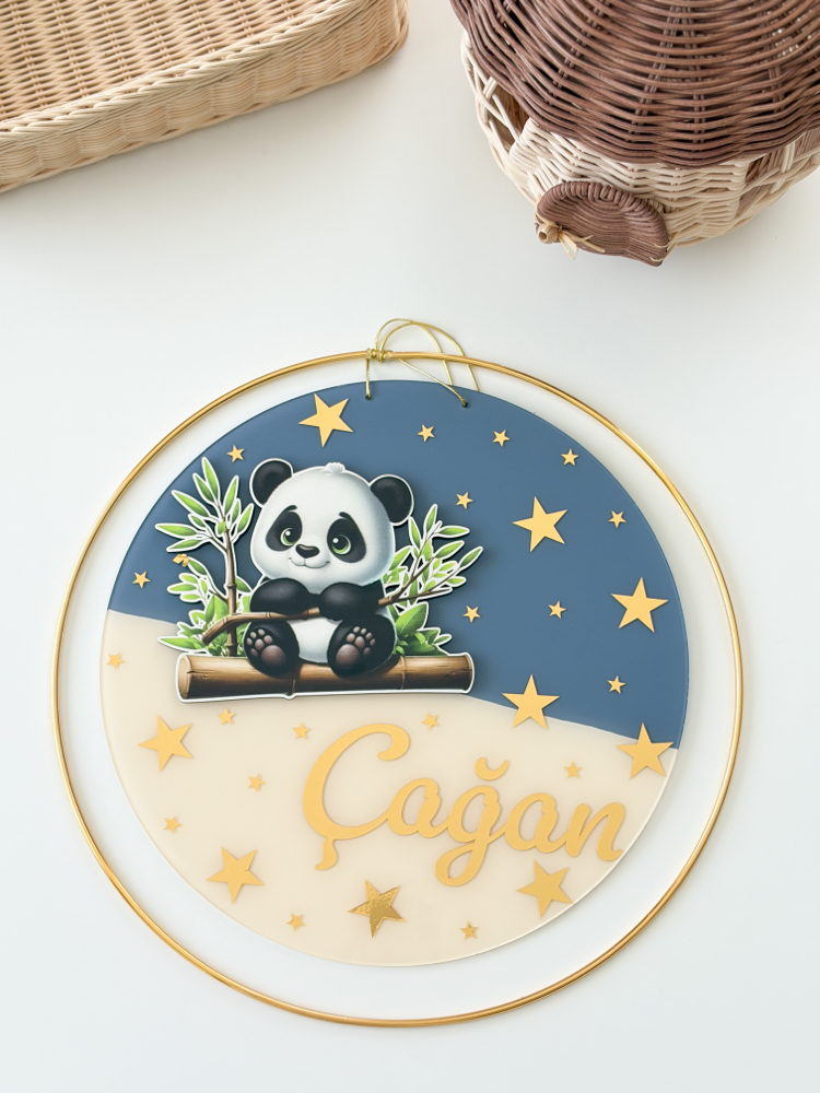 Panda Kapı Süsü