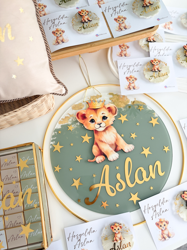 Baby Aslan Kapı Süsü