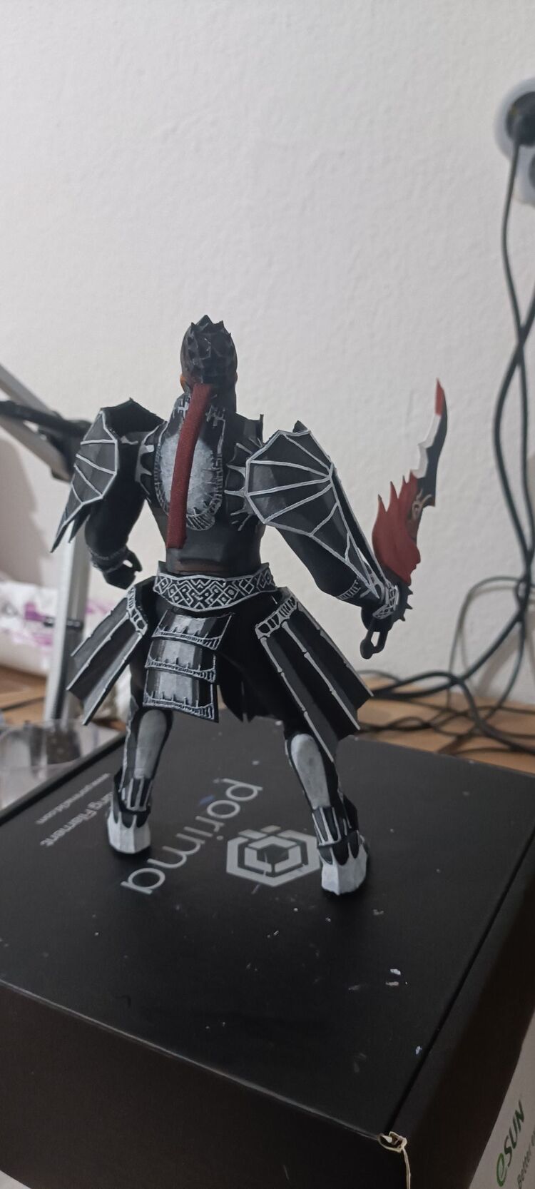 Siyah Çelik Zırh ( 30 cm )